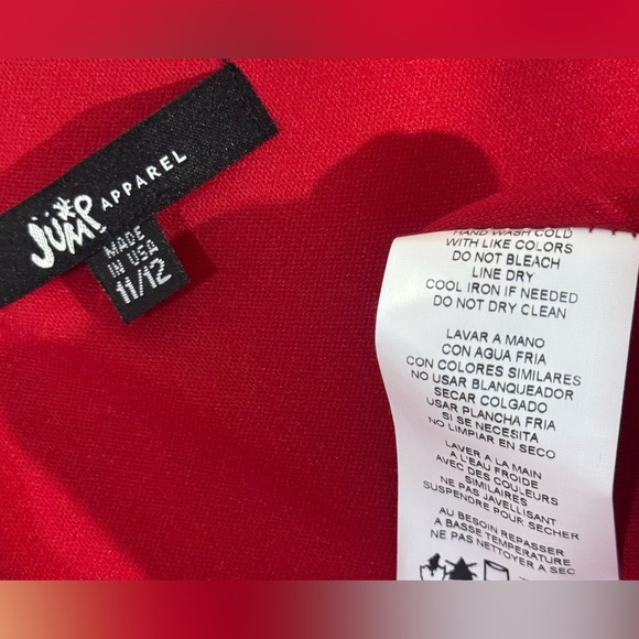 Jump Apparel One-Shoulder Side Cutout Gown in Red NWT - Picture 5 of 6